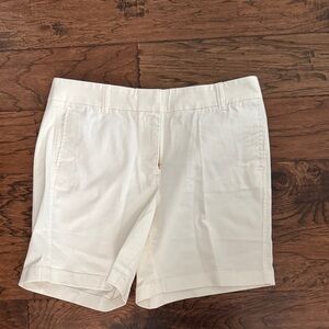 J. Crew Women's Cream 7” Bermudas